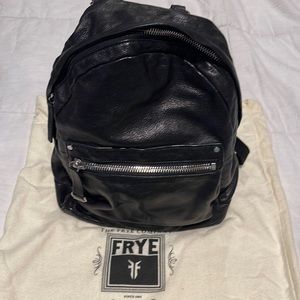 Frye leather backpack
